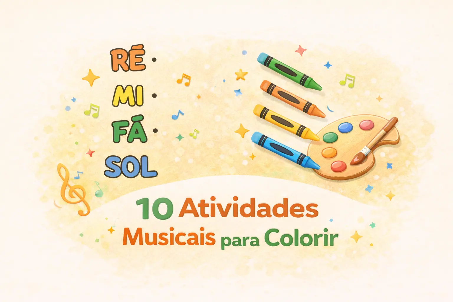 10 Atividades Musicais para Colorir